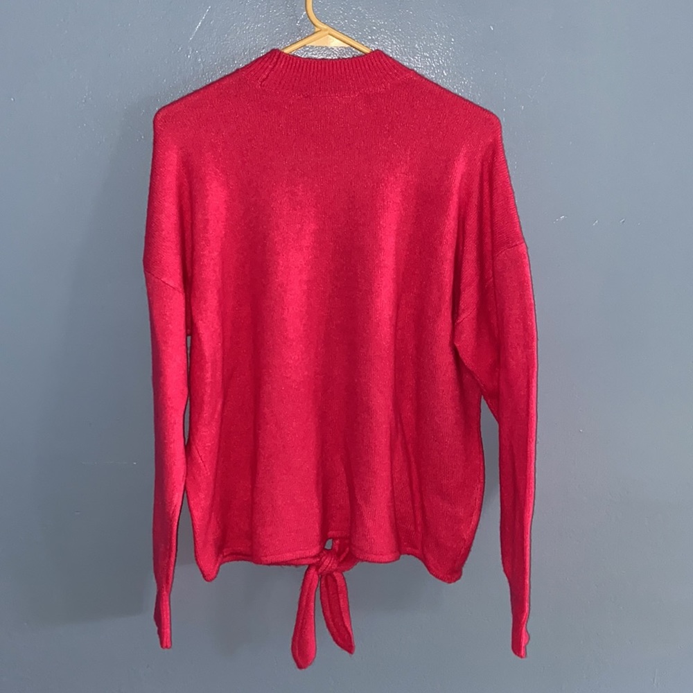 Loft Tie Front Sweater - Picture 5 of 7